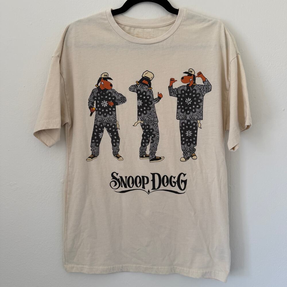 Snoop Dog casual crew neck t-shirt